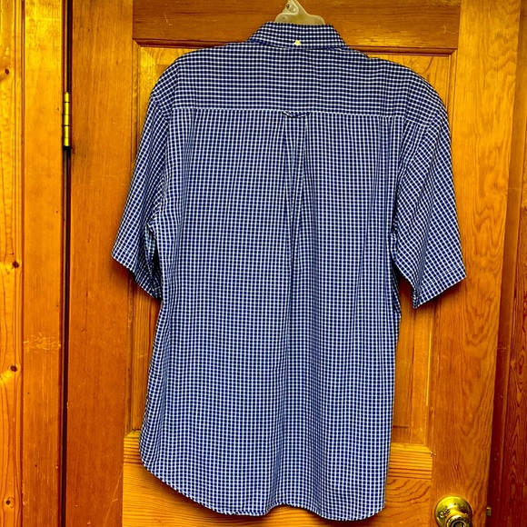 Bogari Studio Designed in Italy Cotton Checked Plaid Blue Shirt as New Men's L ! - Picture 8 of 9